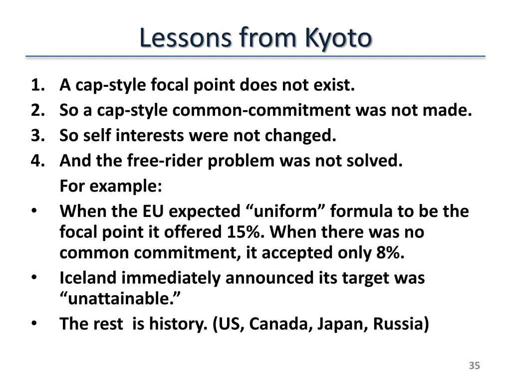 lessons from kyoto