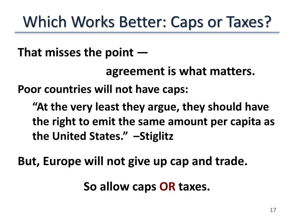 which works better caps or taxes