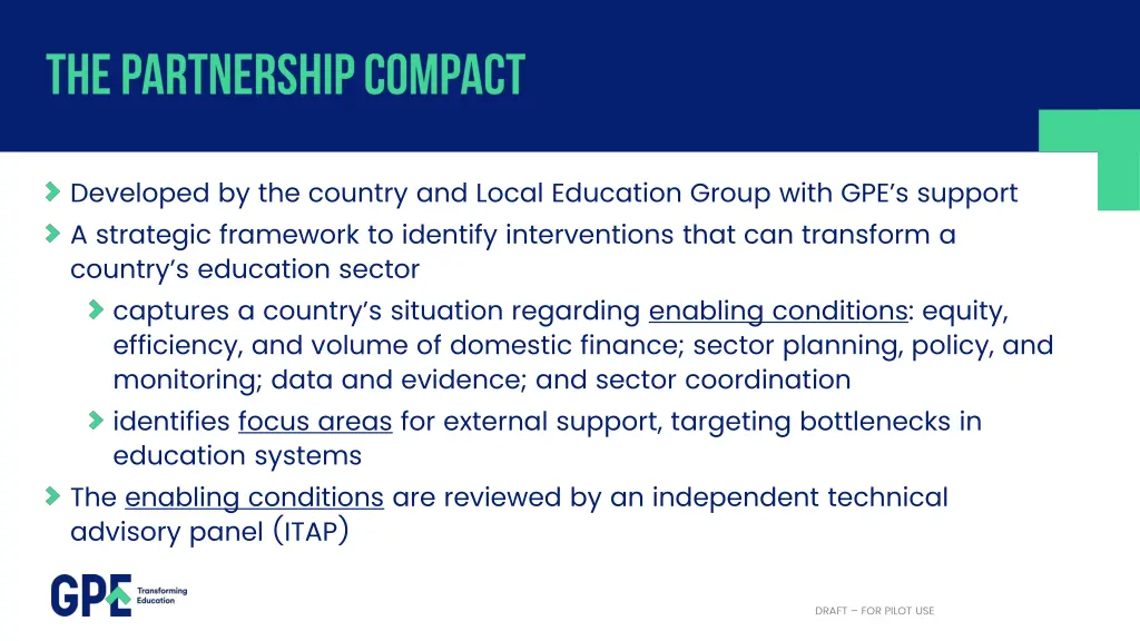 developed by the country and local education