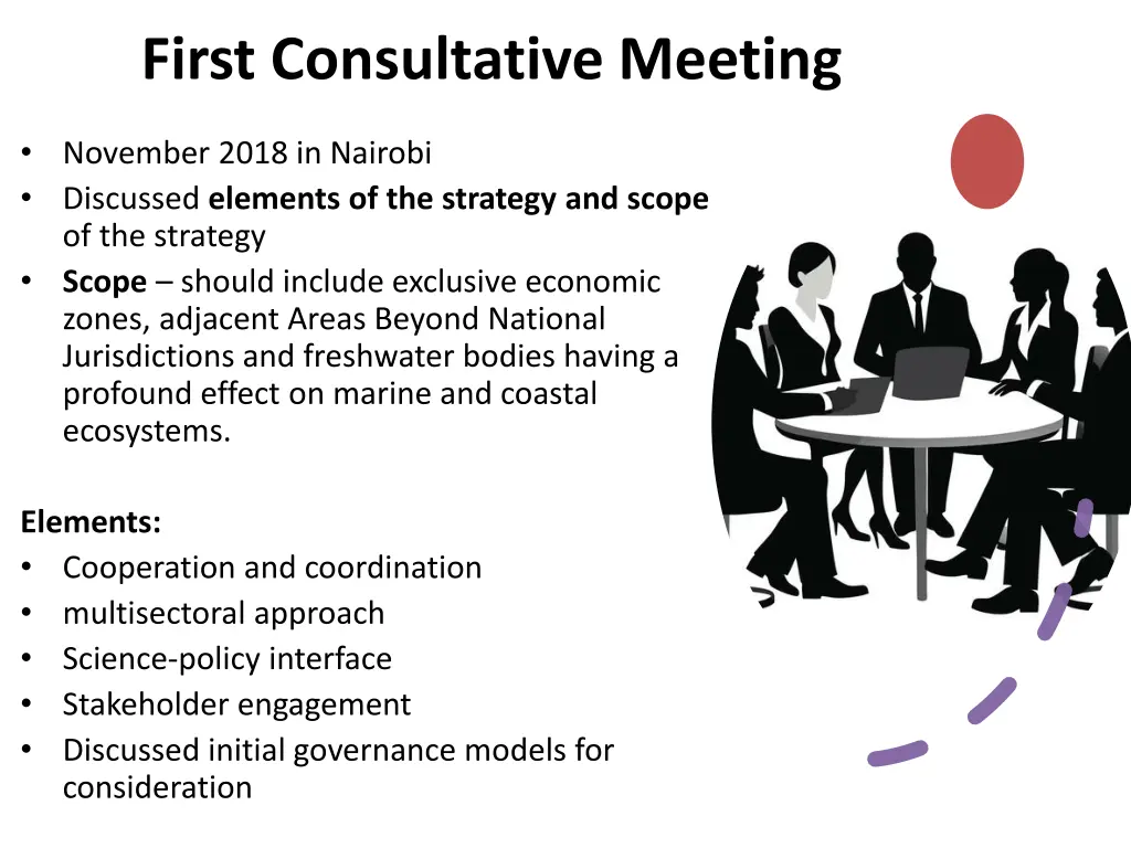 first consultative meeting