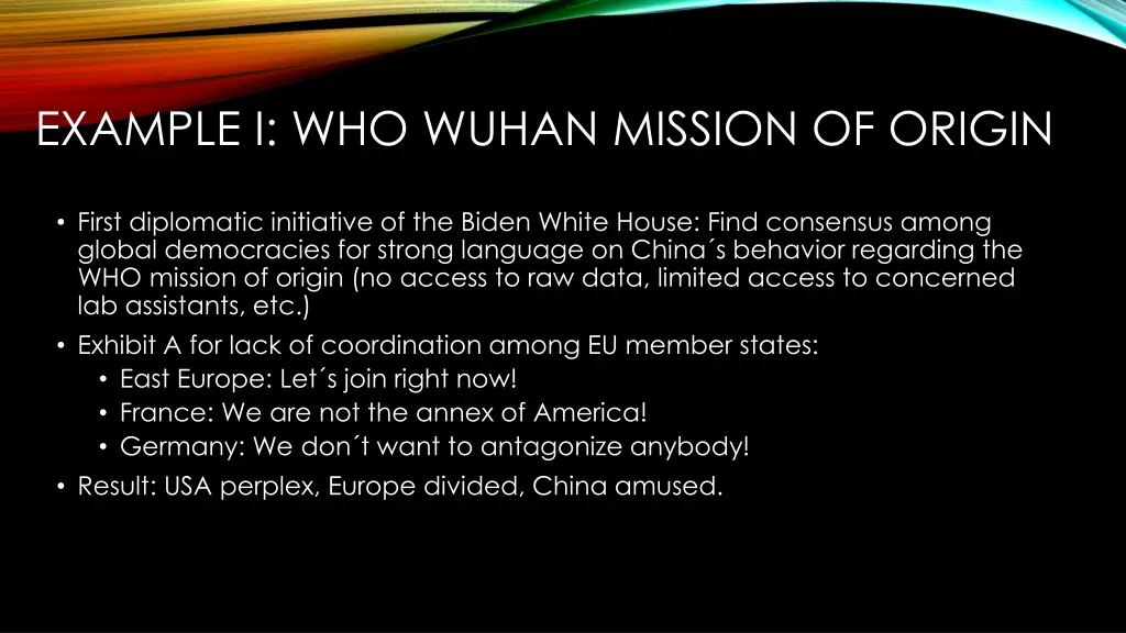 example i who wuhan mission of origin