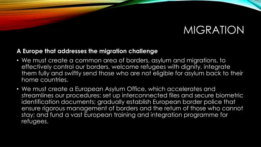 migration