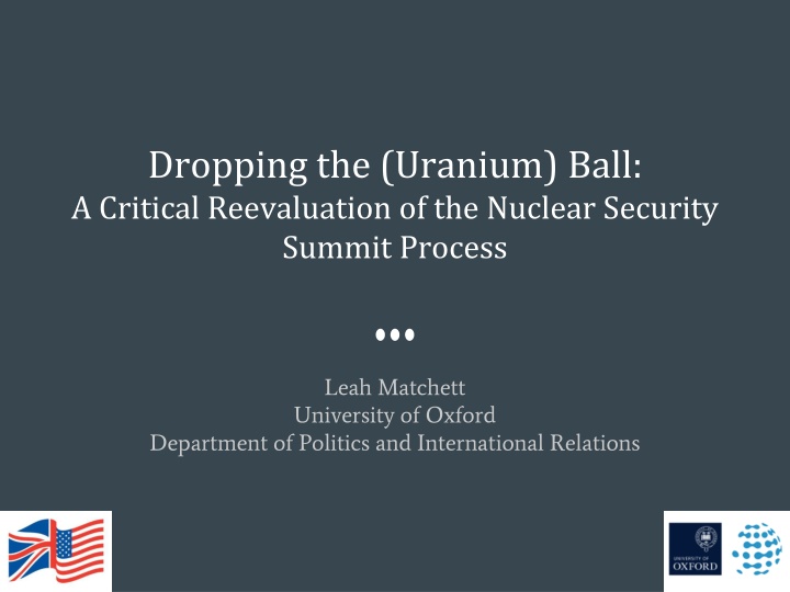 dropping the uranium ball a critical reevaluation