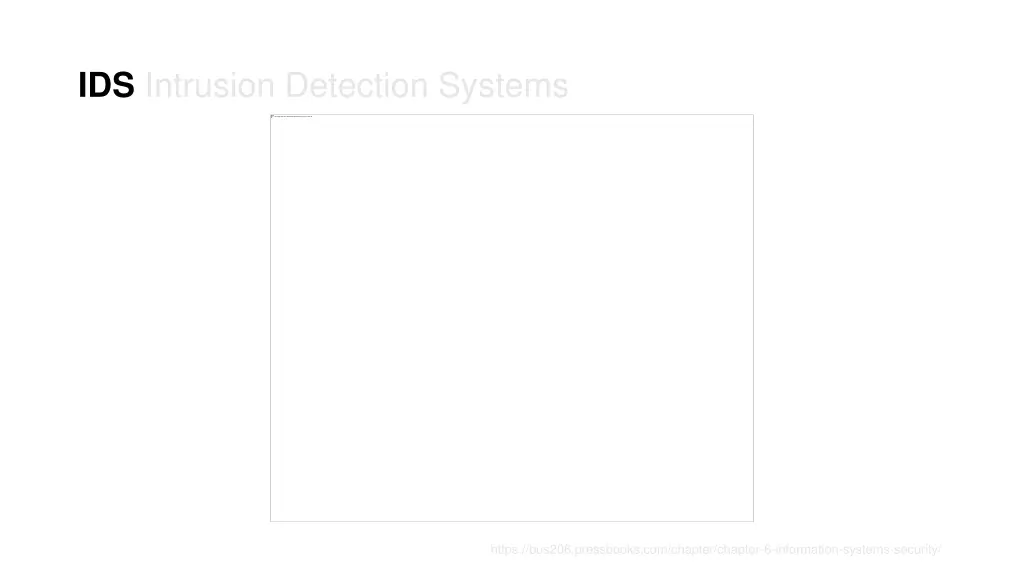 ids intrusion detection systems 1