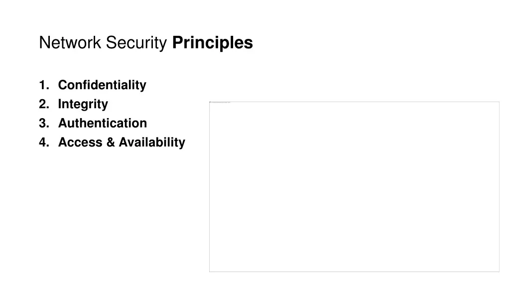 network security principles