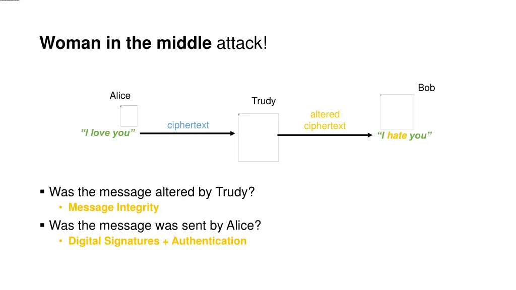 woman in the middle attack