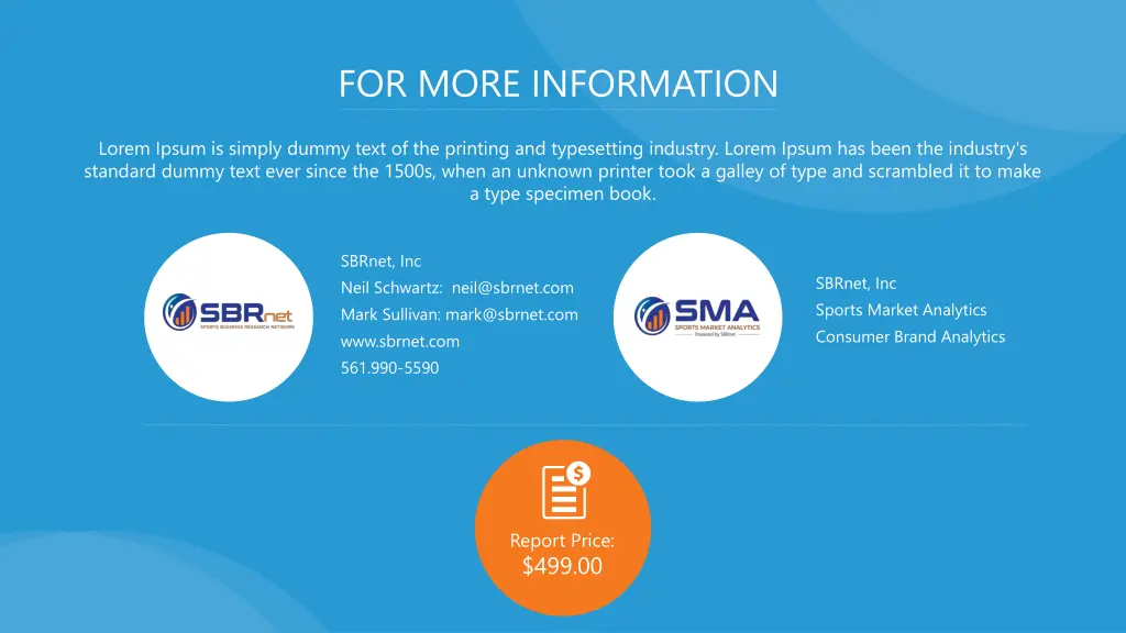for more information