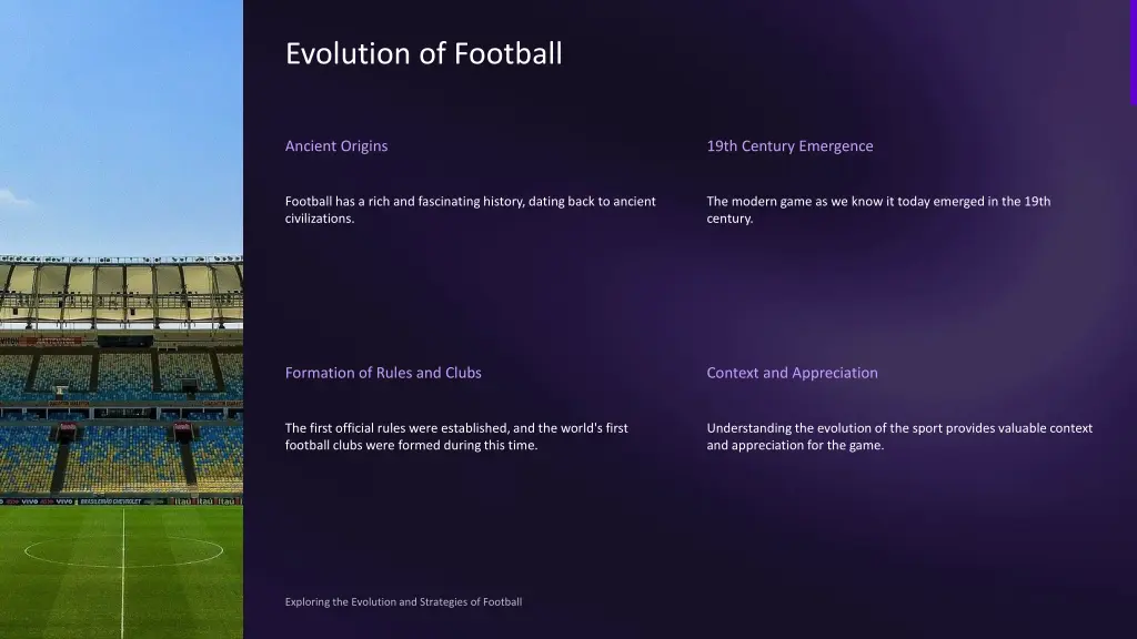 evolution of football