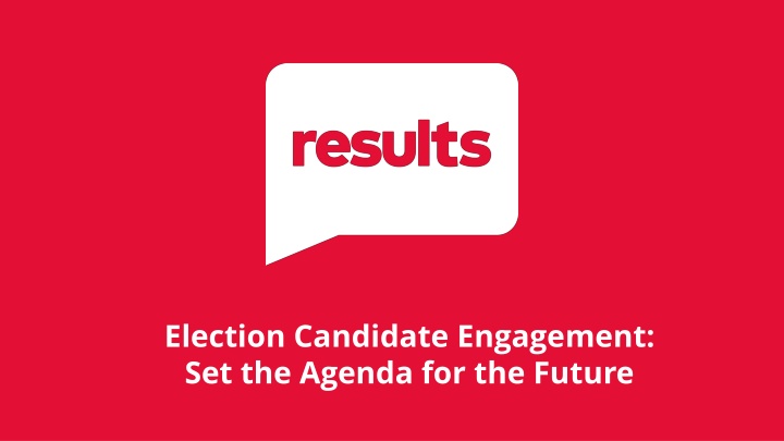 election candidate engagement set the agenda