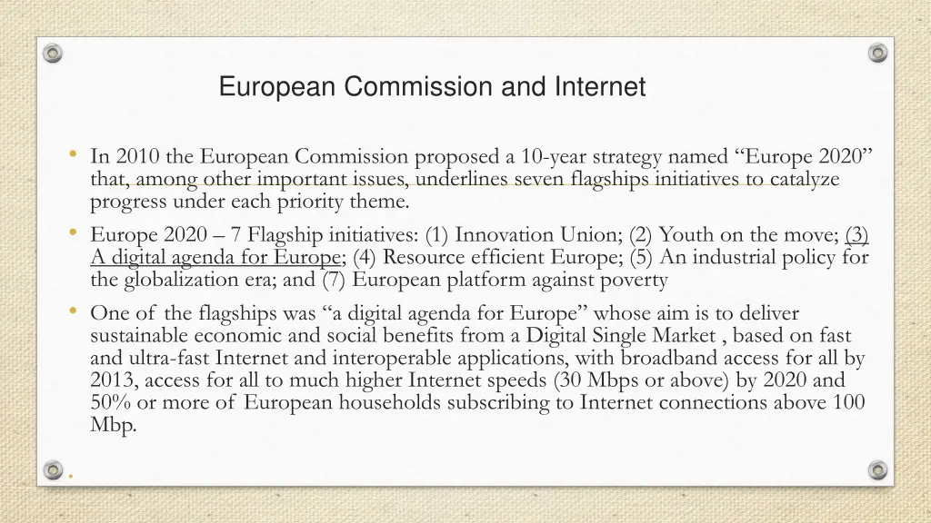european commission and internet