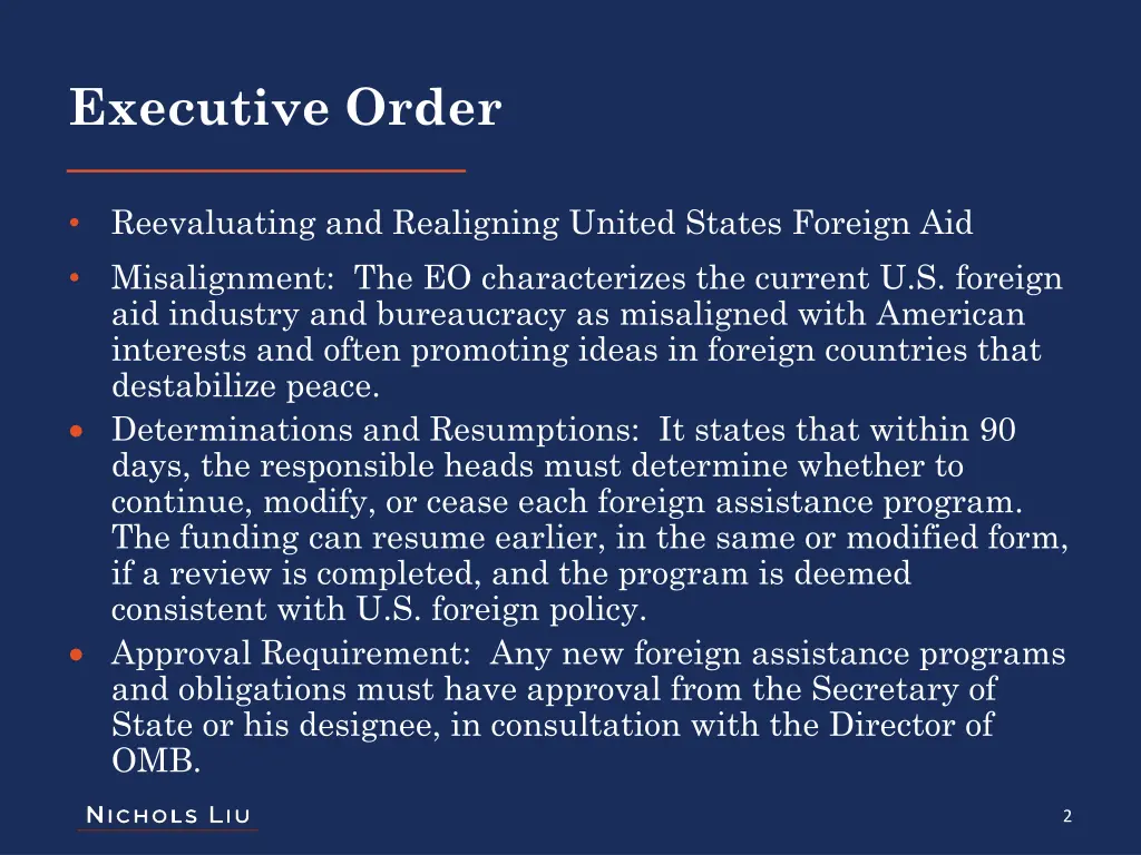 executive order