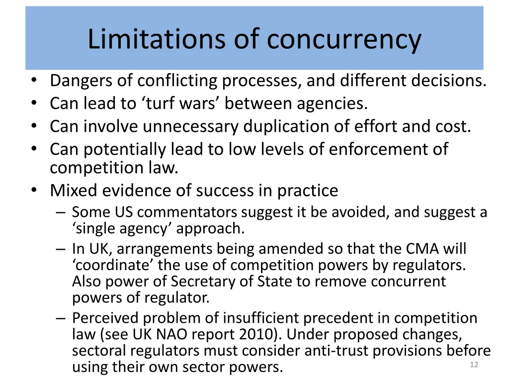 limitations of concurrency