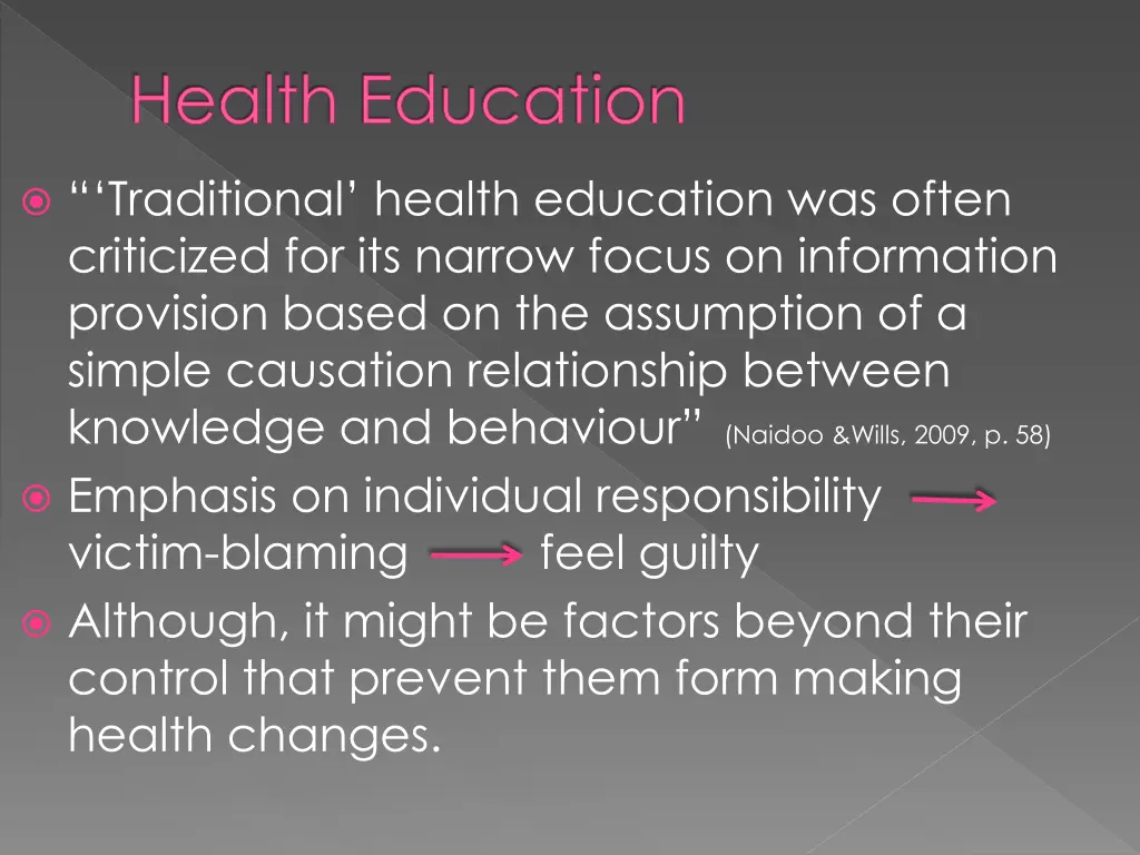 health education 1