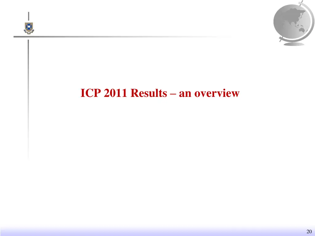 icp 2011 results an overview