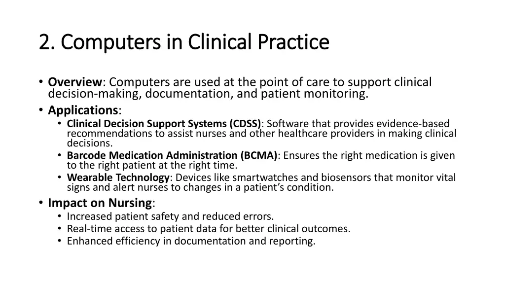 2 2 computers in clinical practice computers