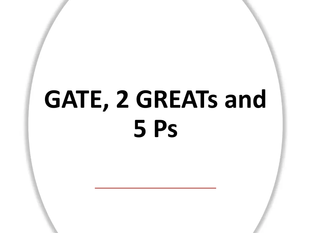 gate 2 greats and 5 ps