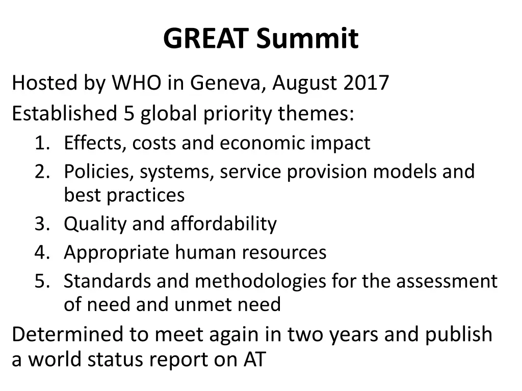 great summit