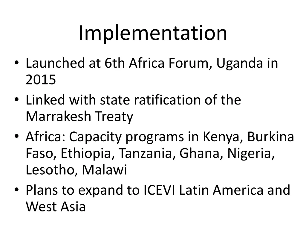 implementation
