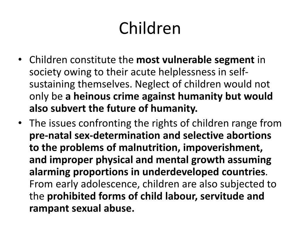 children