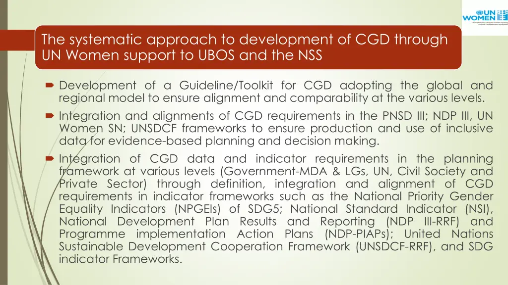 the systematic approach to development