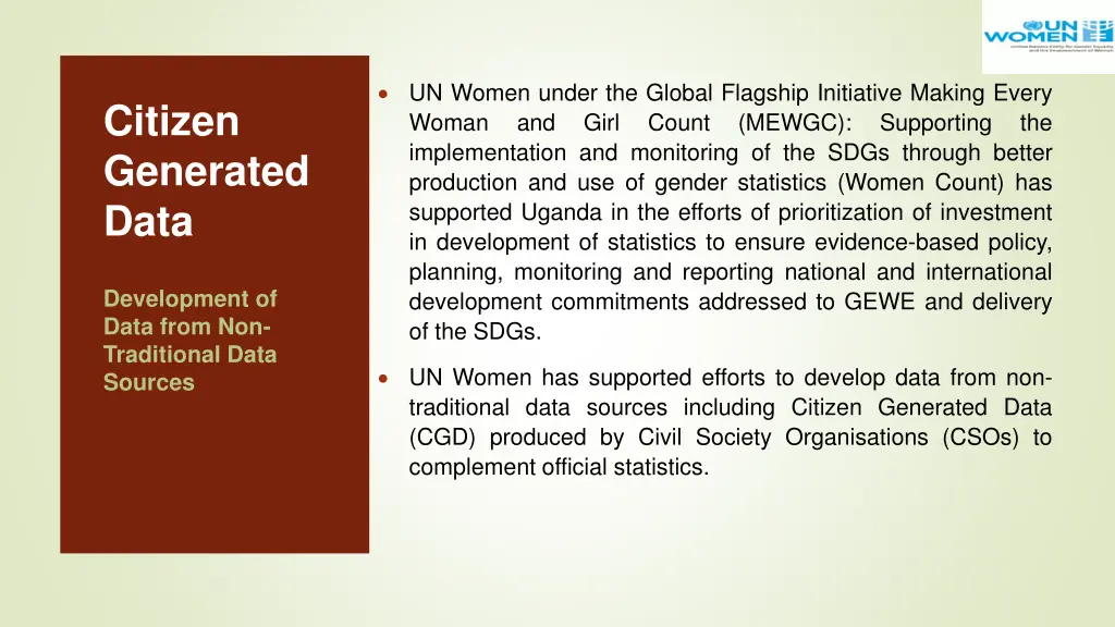 un women under the global flagship initiative