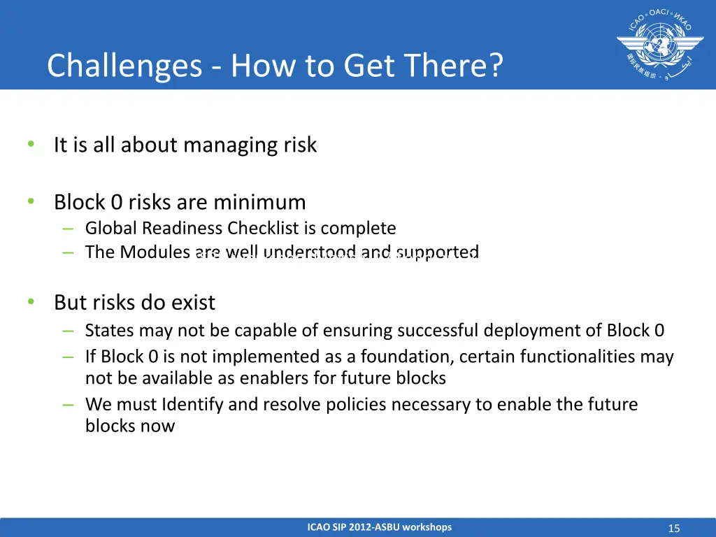 challenges how to get there