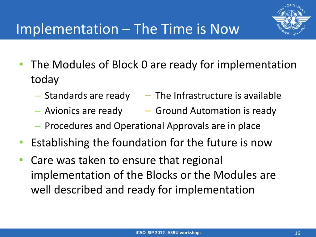 implementation the time is now