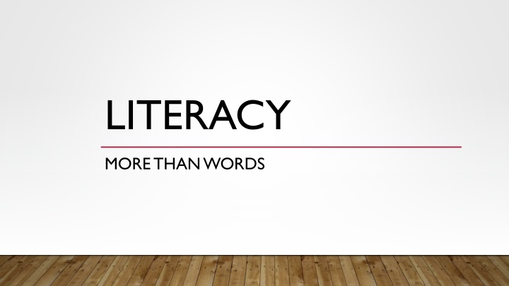literacy