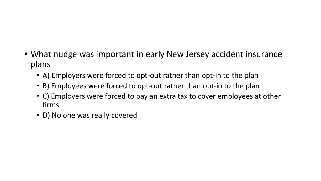 what nudge was important in early new jersey