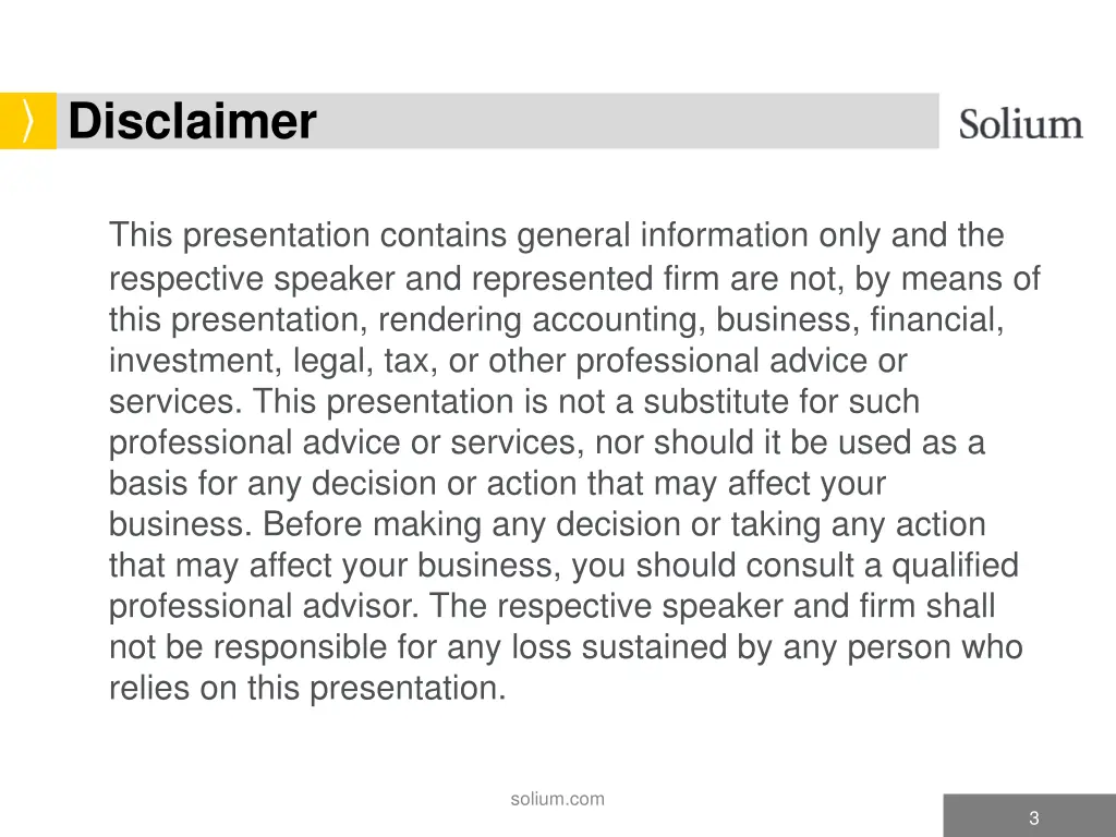 disclaimer