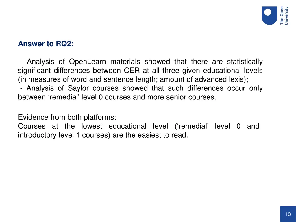 answer to rq2