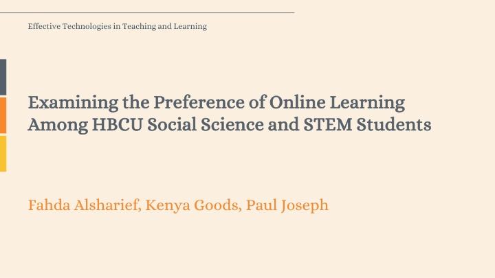 effective technologies in teaching and learning