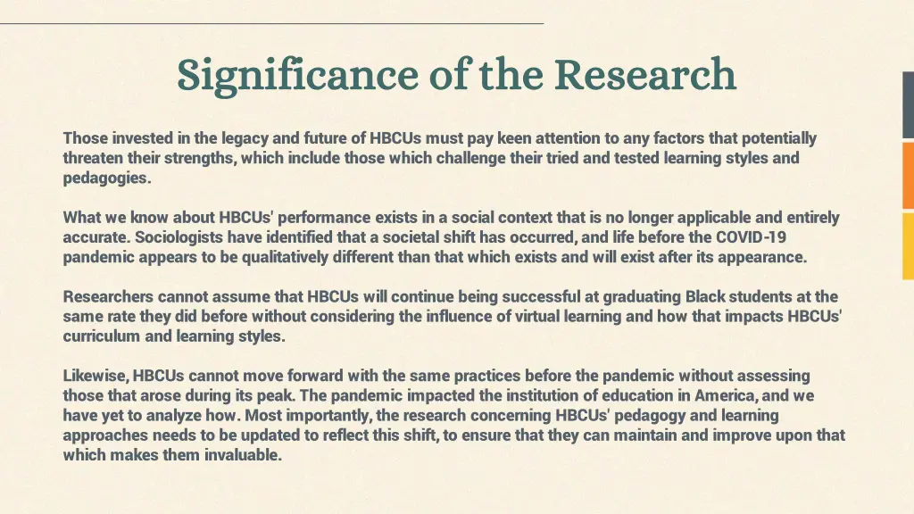 significance of the research significance