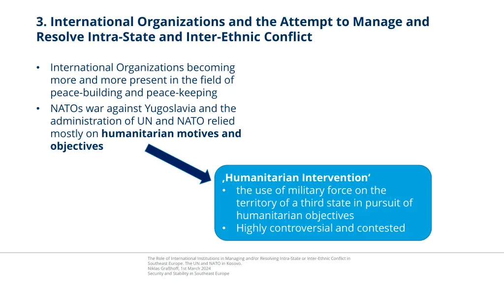 3 international organizations and the attempt