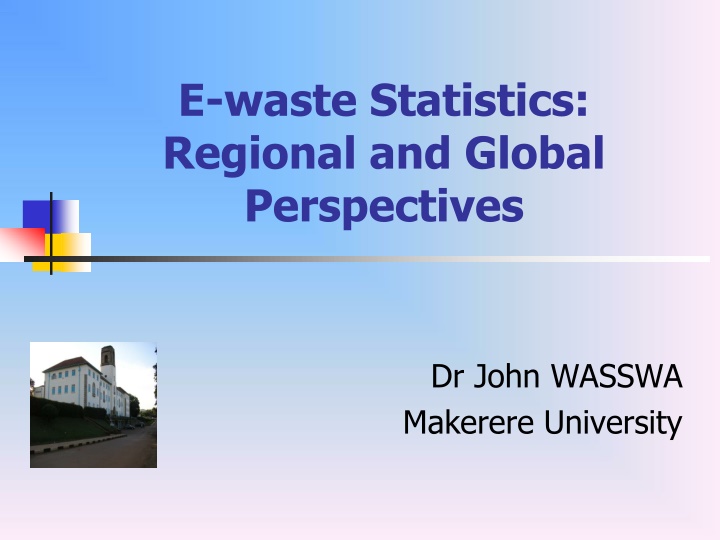 e waste statistics regional and global