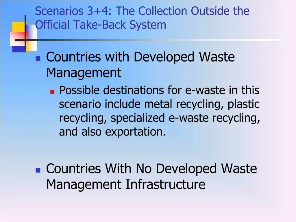 scenarios 3 4 the collection outside the official