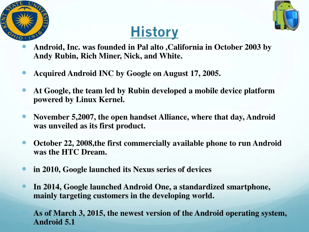 history