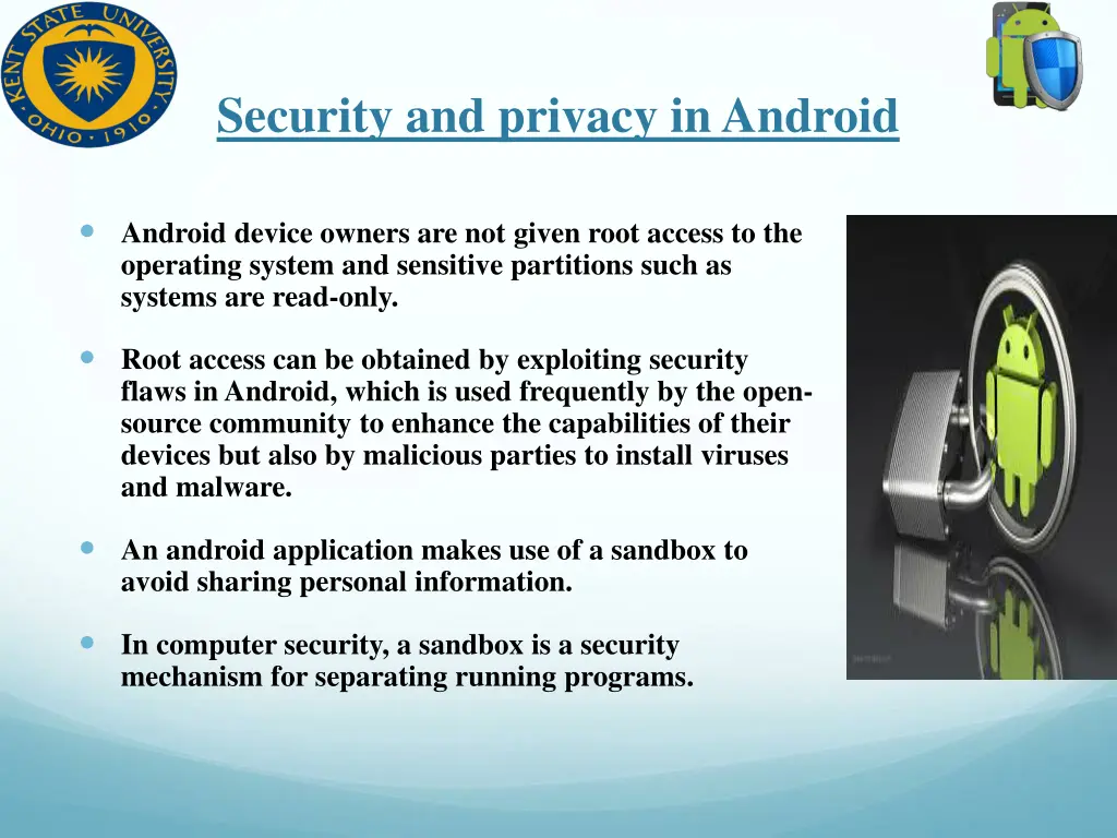 security and privacy in android