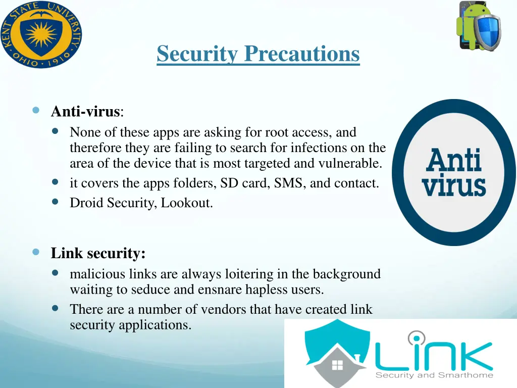 security precautions 2