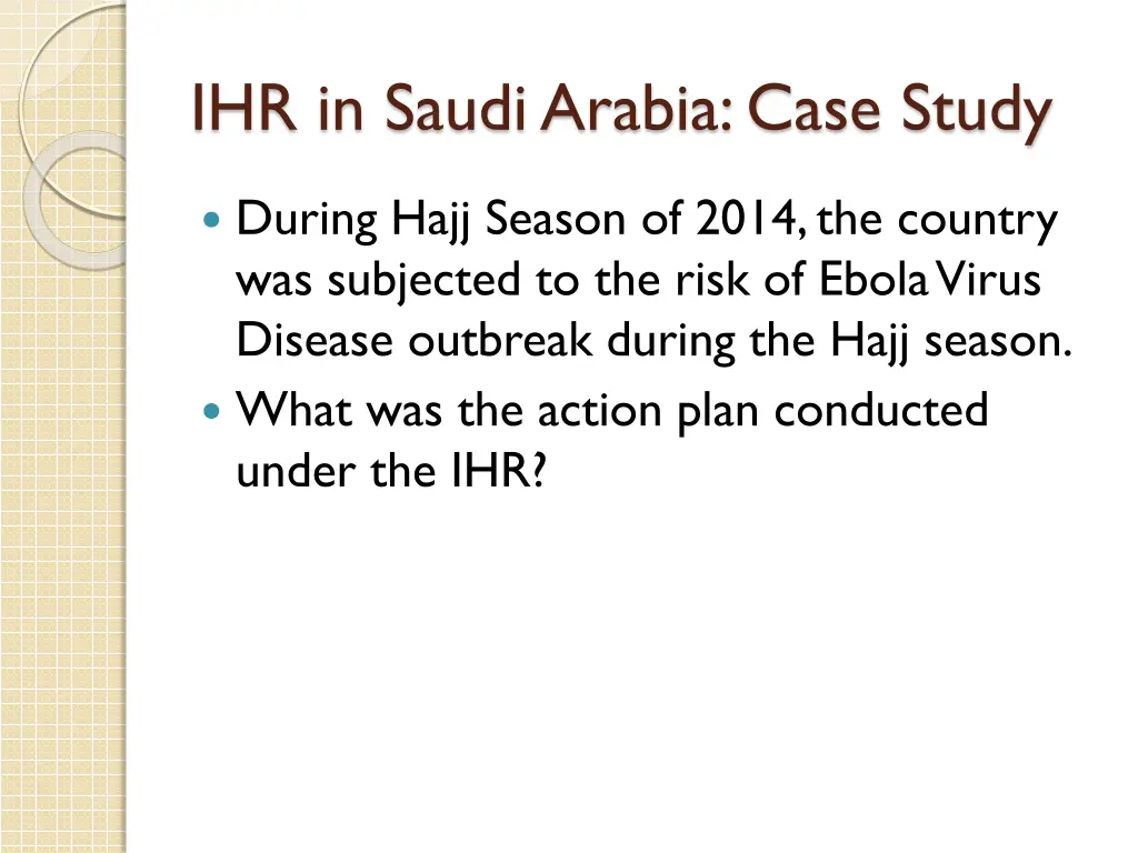 ihr in saudi arabia case study