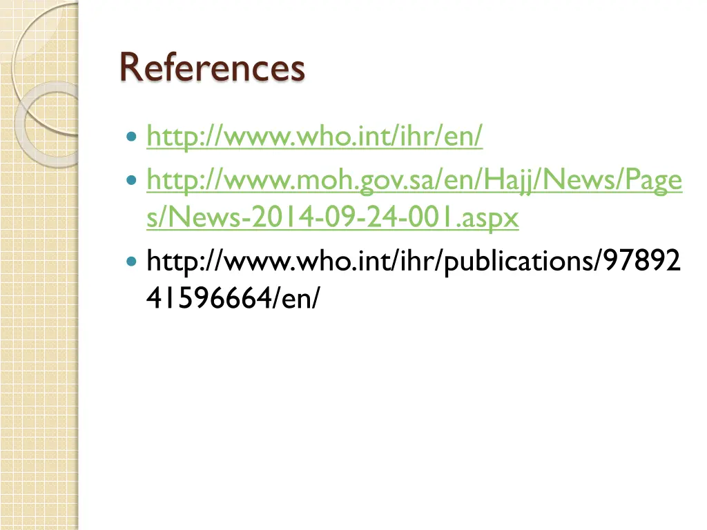 references