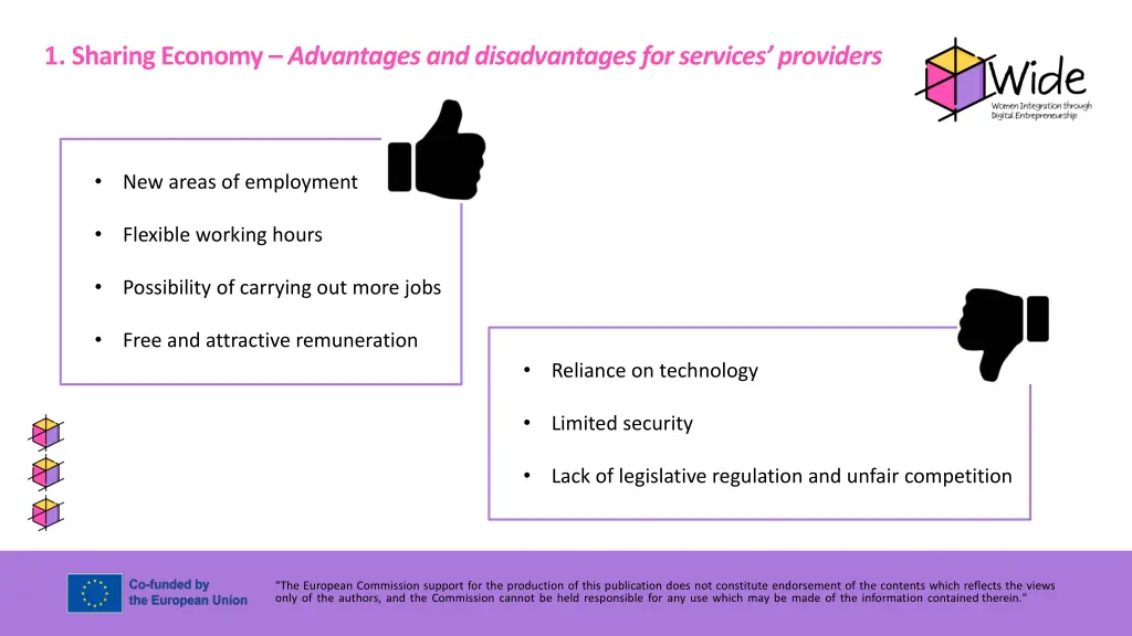 1 sharing economy advantages and disadvantages