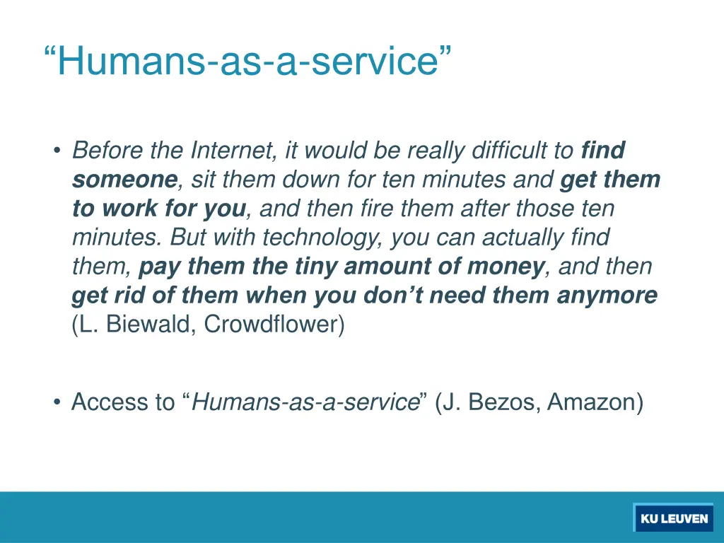 humans as a service