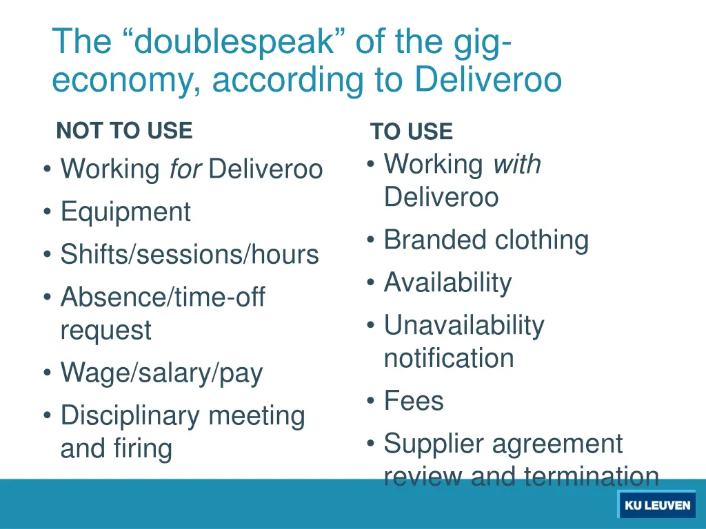 the doublespeak of the gig economy according