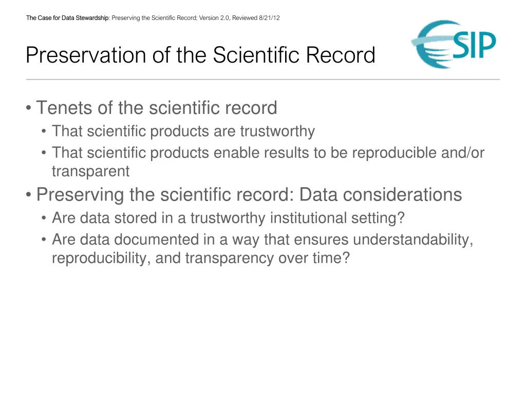 the case for data stewardship the case for data 5