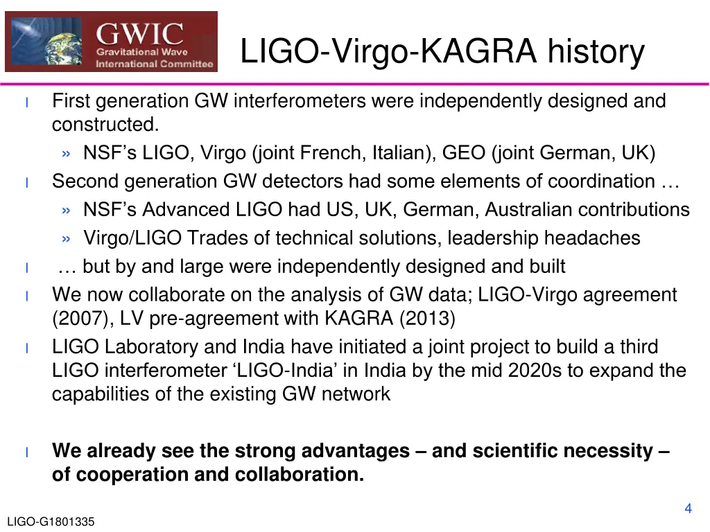 ligo virgo kagra history