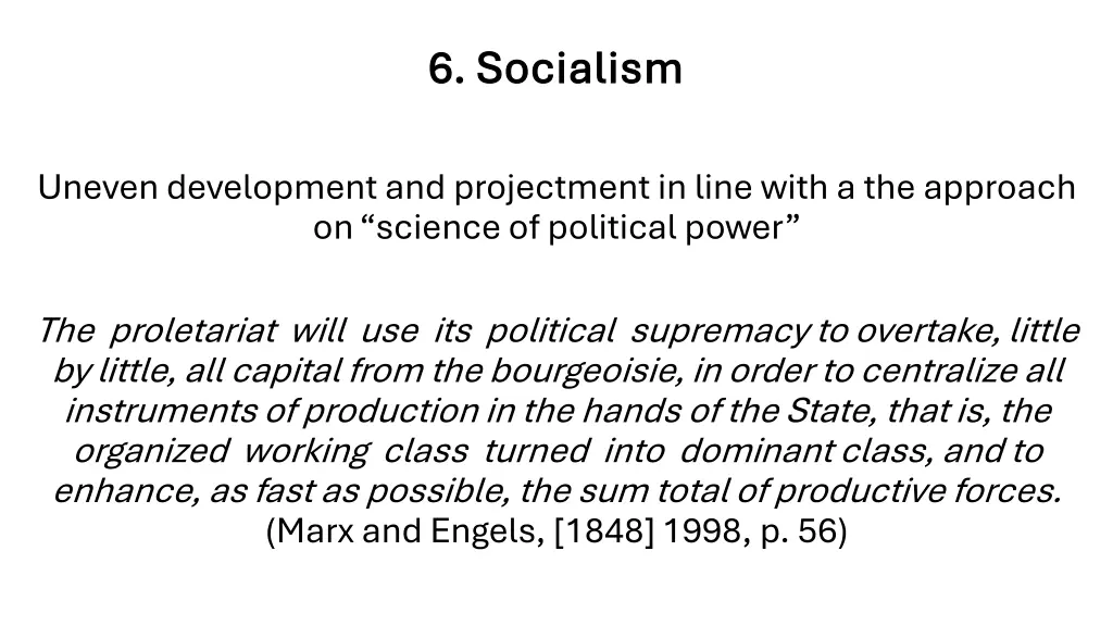 6 6 socialism socialism 1