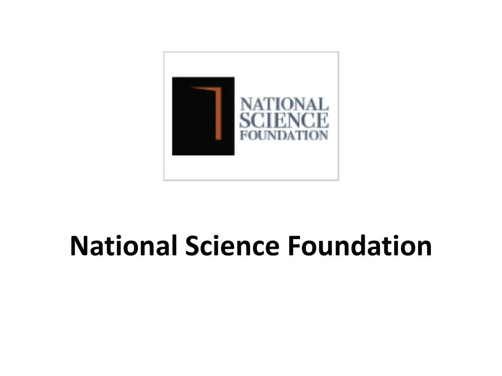 national science foundation