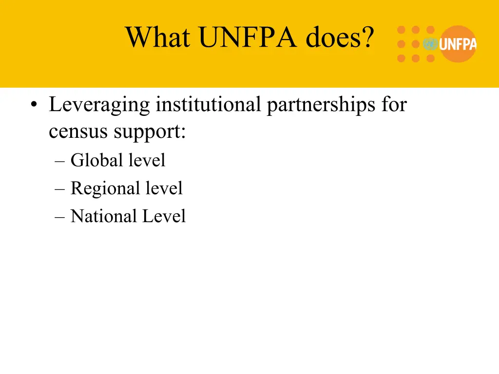 what unfpa does 1