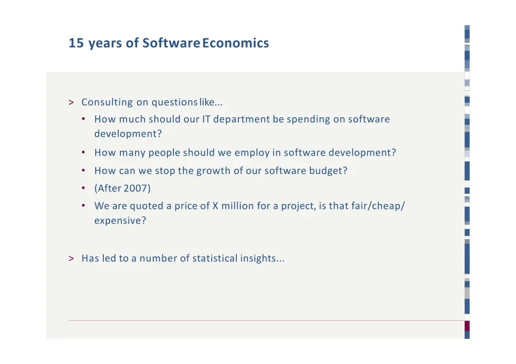 15 years of softwareeconomics